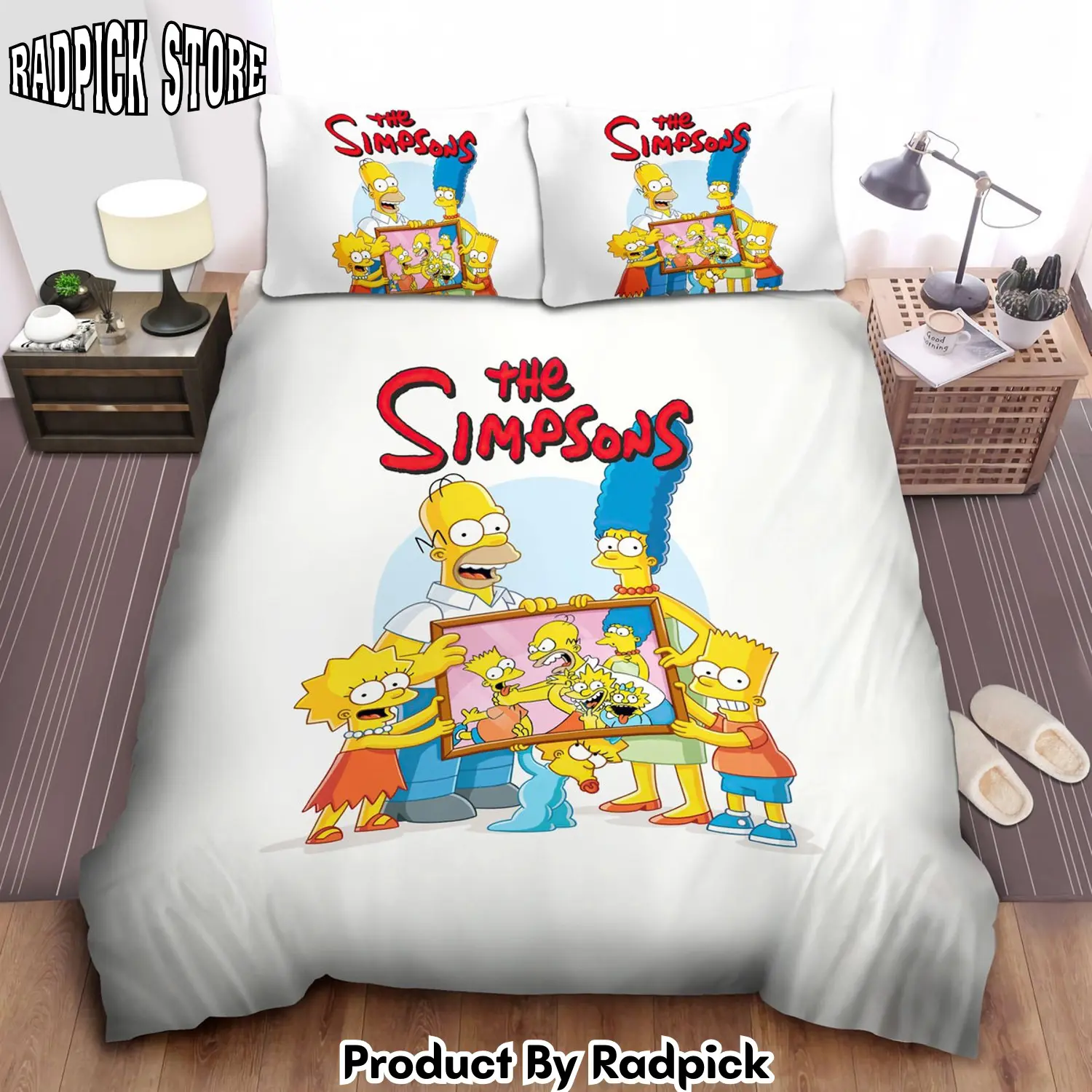 Radpick the simpson family and their own funny family image bed sheets spread comforter duvet cover bedding sets rp327931